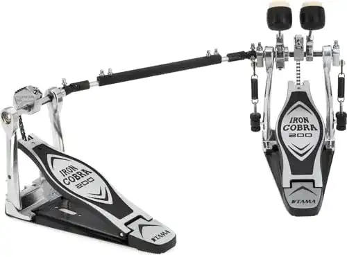 Tama HP200PTW Iron Cobra 200 Doppelpedal – Fußmaschine für Schlagzeug