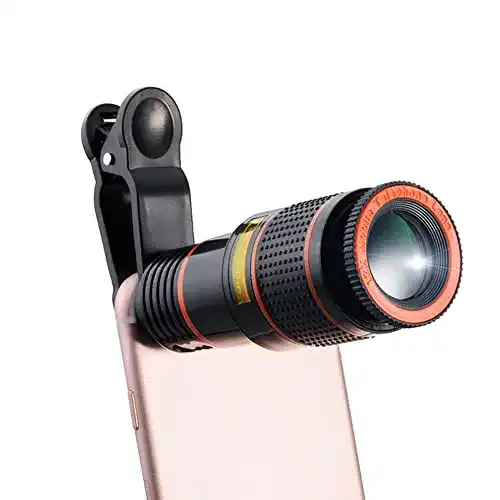 Teleobjektiv Handy Plyisty Universal 12x Zoom Kit für Smartphones