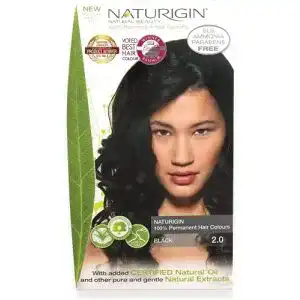 Schwarze Haarfarbe Naturigin Schwarz 2.0 permanente Haarfarbe