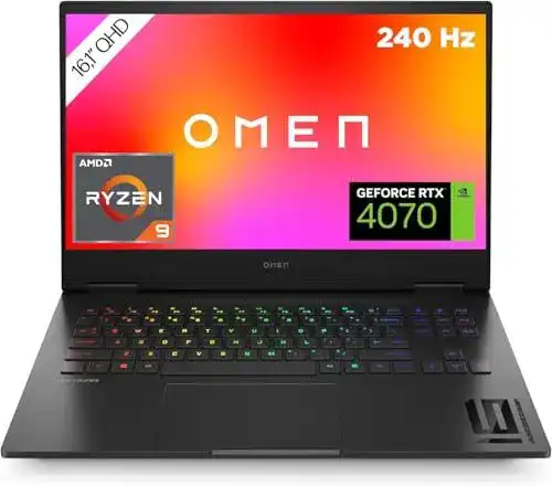 HP OMEN Gaming Laptop 16,1 Zoll QHD IPS mit AMD Ryzen 9 und RTX 3070 Ti