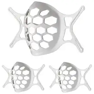3D-Maskenhalterung Grip & Bender Abstandshalter für Mundschutz (3 Stück)