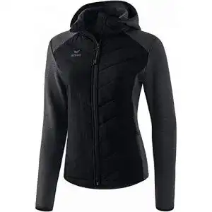 Erima Damen Steppjacke Function (2061907) in Schwarz, Größe 42