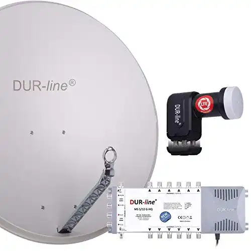 Sat-Anlage DUR-line 12 Teilnehmer Set für 12 Receiver
