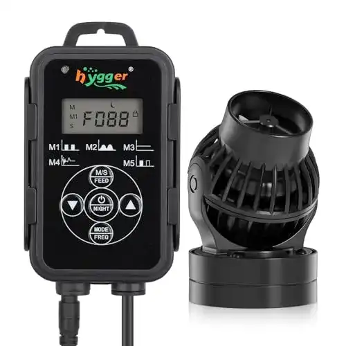 Strömungspumpe Hygger mit 5670L/h für Aquarien bis 380L