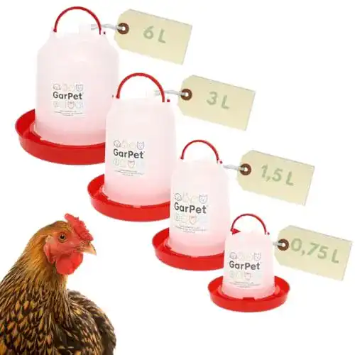 Automatische Hühnertränke GarPet 6 Liter für Geflügel