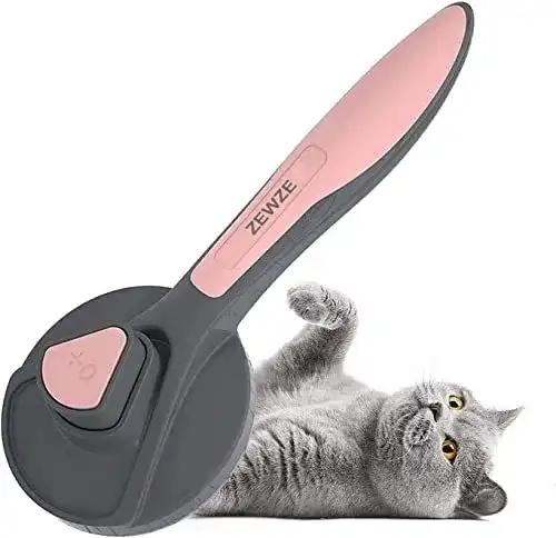 Katzen- und Hundebürste ZEWZE für sanfte Fellpflege