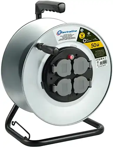 Kabeltrommel Electraline 94012 – Metallbaurolle für Industrieanwendungen