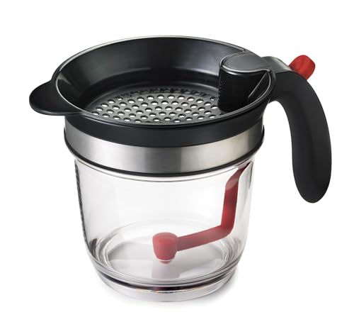 Fetttrennkanne Cuisipro Easy Drip für Bratensaft, 1 Liter