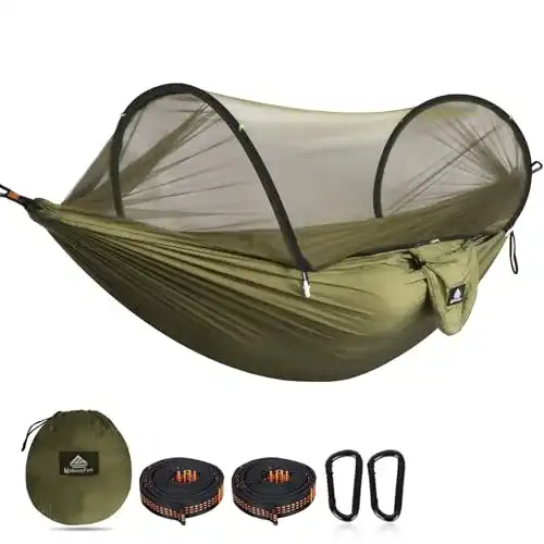 Outdoor Hängematte NatureFun Ultra-Light für Reisen und Camping