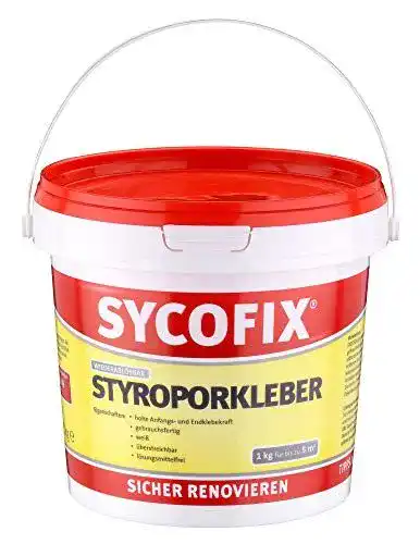 Styroporkleber Sycofix wiederablösbar 1 kg für Bauprojekte
