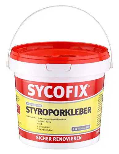 Styroporkleber Sycofix wiederablösbar 1 kg für Bauprojekte