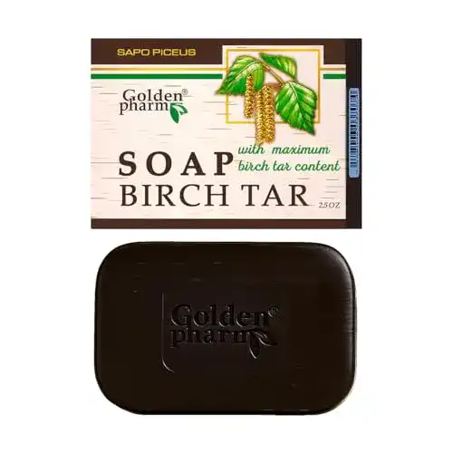 Teerseife von Golden Pharm 70 g für Hautpflege