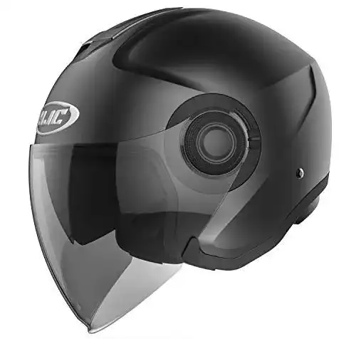 HJC Jethelm i40 von HJC Helmets in Schwarz, Größe L