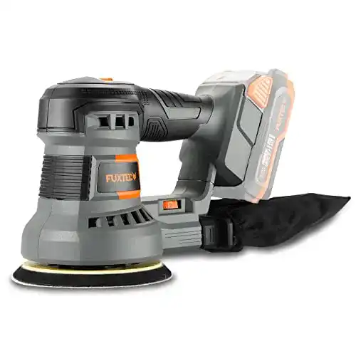 Akku Exzenterschleifer Fuxtec 20V FX-E1RS20 für präzise Schleifarbeiten