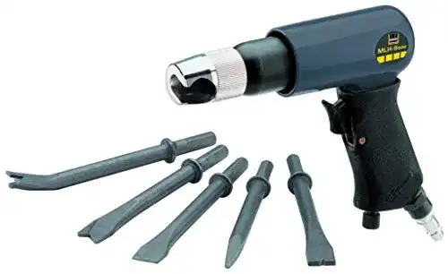 Druckluft-Meißelhammer von Schneider Airsystems mit Zubehörset