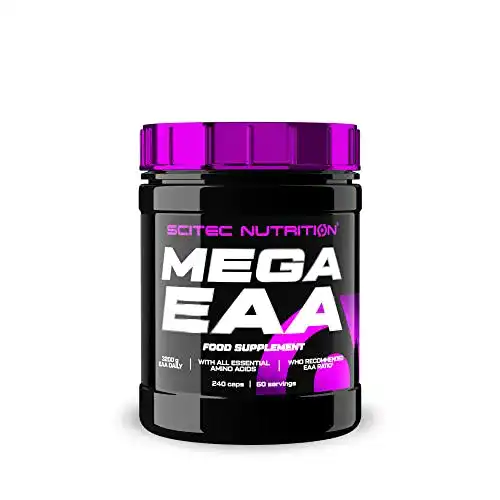EAA-Kapseln von Scitec Nutrition Mega EAA, 3200 mg täglich