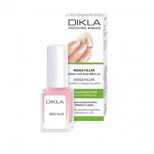 Rillenfüller Dikla Ridge Filler 12ml zur nachhaltigen Glättung von Nagelrillen