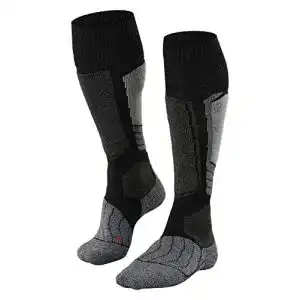 Merino-Skisocken von Falke für Herren, SK1 Comfort, Größe M, Khaki