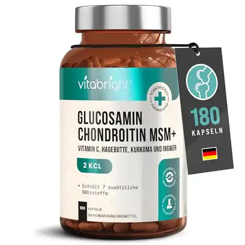 Gelenkkapseln mit Glucosamin, Chondroitin und MSM 180 Kapseln