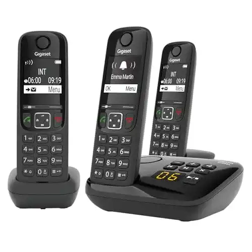 Gigaset AS690A Trio Telefonanlage mit 3 Mobilteilen