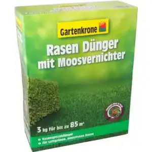 Moosvernichter mit Rasendünger 3 kg für bis zu 100 m²