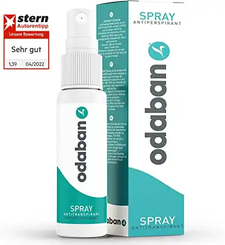 Odaban Antitranspirant Deo Spray für starkes Schwitzen