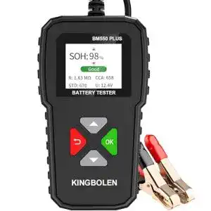 Kingbolen BM550 Plus Autobatterietester für 6V, 12V und 24V Batterien