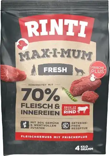 Rinti Hundefutter MAX-I-MUM Rind 2 x 4 kg