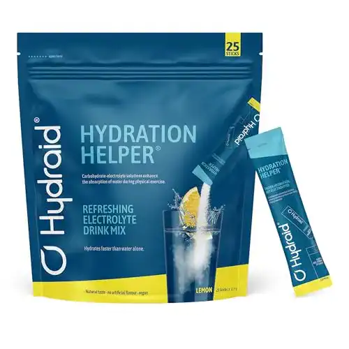 Elektrolyt Pulver Hydraid Hydration Helper Lemon für bessere Wasseraufnahme
