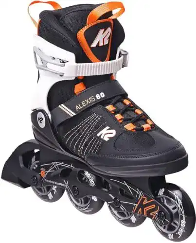 K2 Inline Skates Damen Alexis 80 in Schwarz-Orange