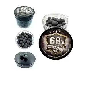 Gummigeschosse SSR 100 x Hard Mix Rubber Steel Balls für 68 Kaliber