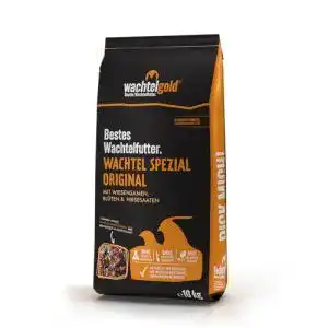 Wachtelfutter Wachtelgold Spezial Original 10kg Alleinfutter für Wachteln