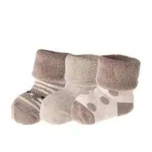 Babysocken von Jacob’s – Weiche Vollfrottee-Socken im 3er Pack für Babys