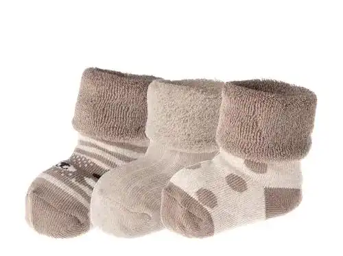 Babysocken von Jacob’s – Weiche Vollfrottee-Socken im 3er Pack für Babys