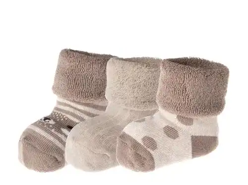 Babysocken von Jacob’s – Weiche Vollfrottee-Socken im 3er Pack für Babys