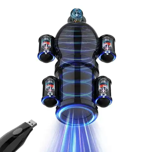 Eichelvibrator Lzmyz mit 10 Vibrationsmodi für Männer