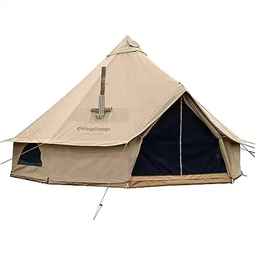 Baumwollzelt KingCamp Khan 4m für Camping und Outdoor