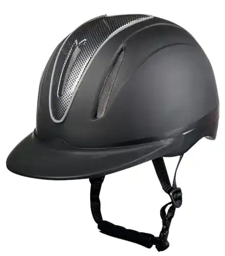Reithelm HKM Carbon Art in Größe S/M für Reitsport
