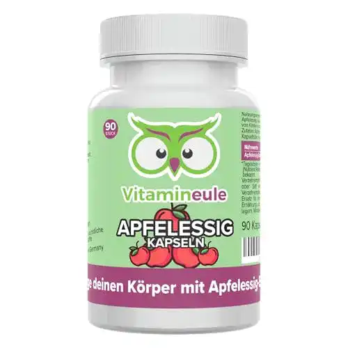 Apfelessig Kapseln 500 mg hochdosiert – Vitamineule