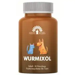 Wurmkur für Hunde und Katzen – Adema Natural Wurmixol Wurmmittel