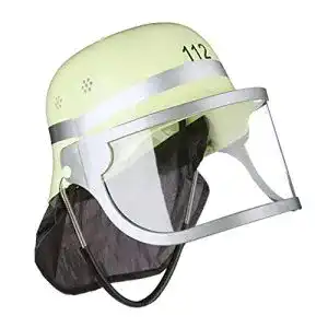 Feuerwehrhelm Relaxdays 10021335 für Kinder, verstellbar und klappbar