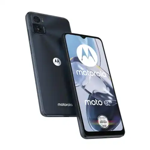 Smartphone bis 250 Euro Motorola Moto e22 mit 6,5 Zoll HD+ Display