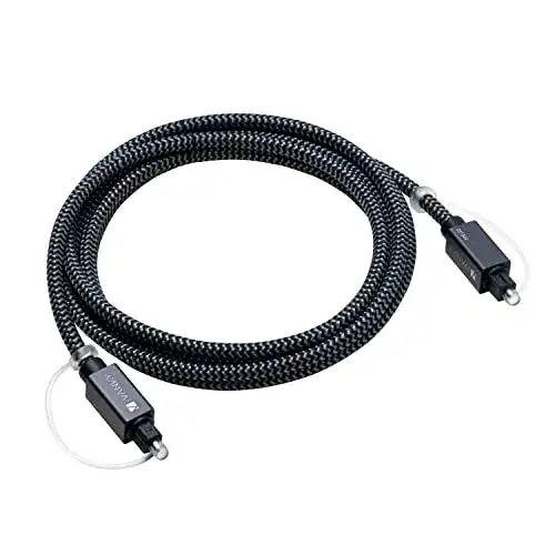 Optisches Kabel iVANKY Toslink 1,8M für hochwertige Audioübertragung