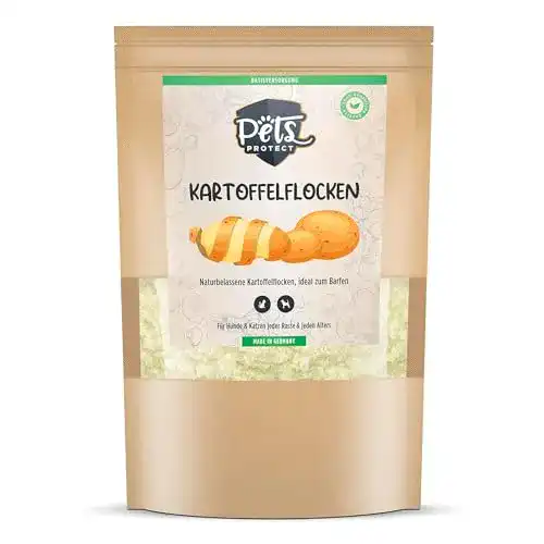 Kartoffelflocken Pets Protect für Hunde und Katzen 1 kg Barf Zusatz