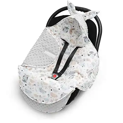 Einschlagdecke für Babyschale von EliMeli – Winterdecke für Neugeborene
