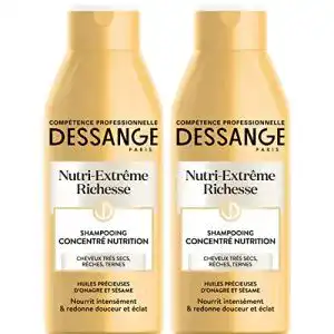 Dessange Nutri-Extrême Richesse Shampoo-Konzentrat 250 ml, 2 Stück