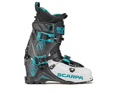 Tourenskischuhe Scarpa Maestrale RS für Herren in Weiß-Schwarz-Azur, Größe 28