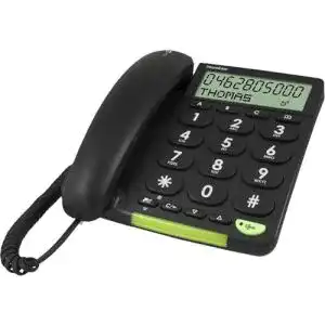 Doro PhoneEasy 312cs Schnurtelefon mit großem Display und Freisprechfunktion