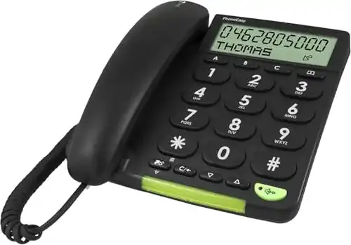 Doro PhoneEasy 312cs Schnurtelefon mit großem Display und Freisprechfunktion