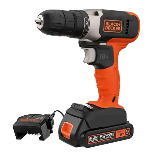 Akkuschrauber Black+Decker BCD001C1 mit 18V Lithium-Ionen Akku